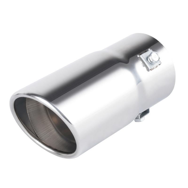 New exhaust tips pipes double thick liner stainless exhaust tail muffler throat universal car exterior parts auto accessories