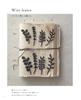 Crocheted plant motif accessories (applemints)