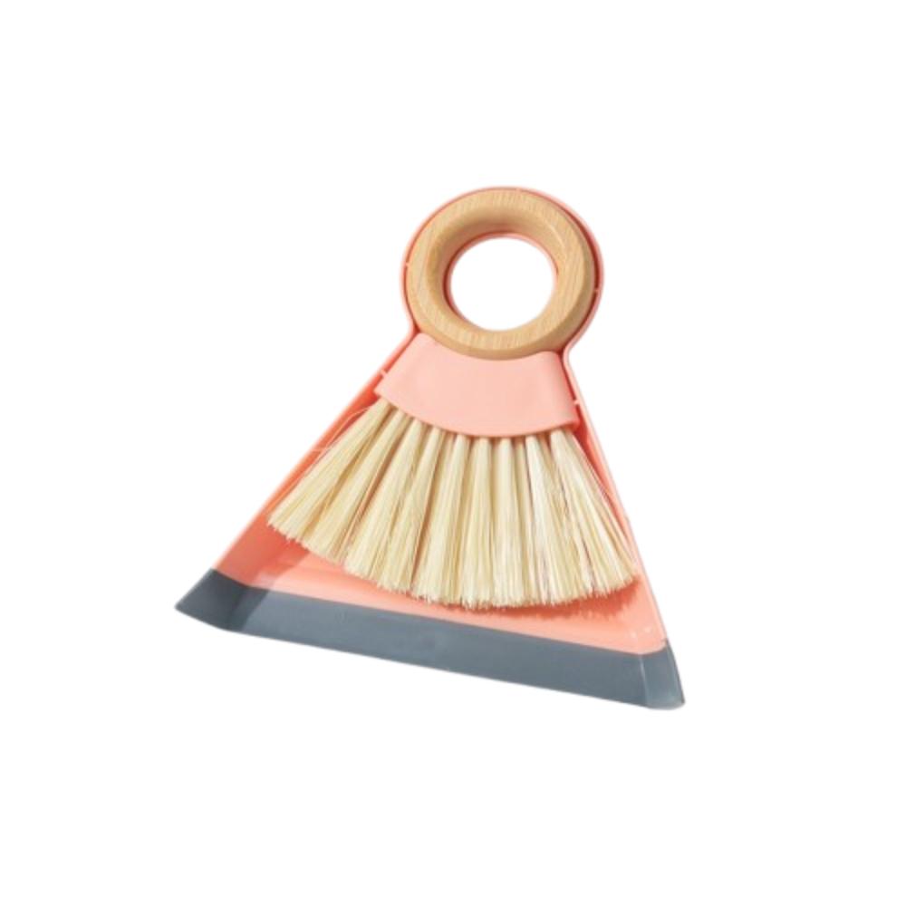 

Soft Brush Desktop Broom Brushes Wooden Handle Keyboard Brush Combination for Sill оранжевый