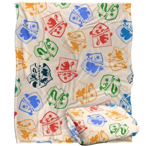Harry Potter House Crests Blanket