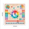 Wood Calendar Clock Educational Toy Wooden Learning Gift Kids Cognitive Board