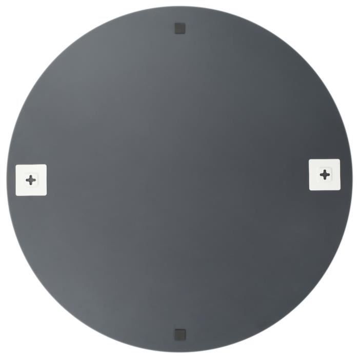 VidaXL Miroir mural 70 cm Rond Verre
