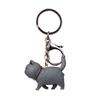 Ciondolo per borsa portachiavi portachiavi giocattolo appeso modello gatto paffuto di cartone animato