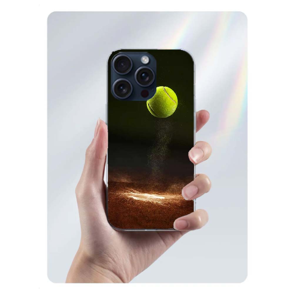 Tennis Sport Capa Handyhülle Für Iphone 17 Air 16 Pro Max 15 12 Pro 14 Plus 17E 16E 11 13 Mini Hüllen Cases Fundas Cell Klar TPU