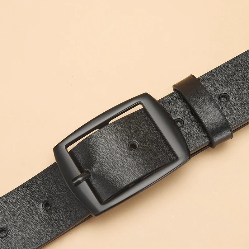 Fashionable and Luxurious Men's Belt with PU Leather and Metal Needle Buckle Design, Convenient and Practical Daily Necessities