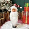 Christmas Decorations: SantaClaus Head Wine Bottle Cover, Christmas Tree Hanging Ornaments, Tree Top Star Kitchen Window Scene Decoration Items