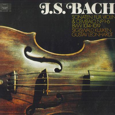 LP Record SIGISWALD KUIJKEN, GUSTAV LEONHARDT - Bach: Sonatas for Violin and Harpsi ULS32978H HARMONIA MUNDI 1975 Japan Classical Used
