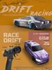 Professional 1:43 RC Drift Car, 2.4G, Four-Wheel Drive, High-Speed Mini Racing Car Toy.