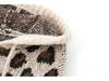2024 Fall Women's Animal Pattern Jacquard Knit Sweatshirt - European & American Style Long Sleeve