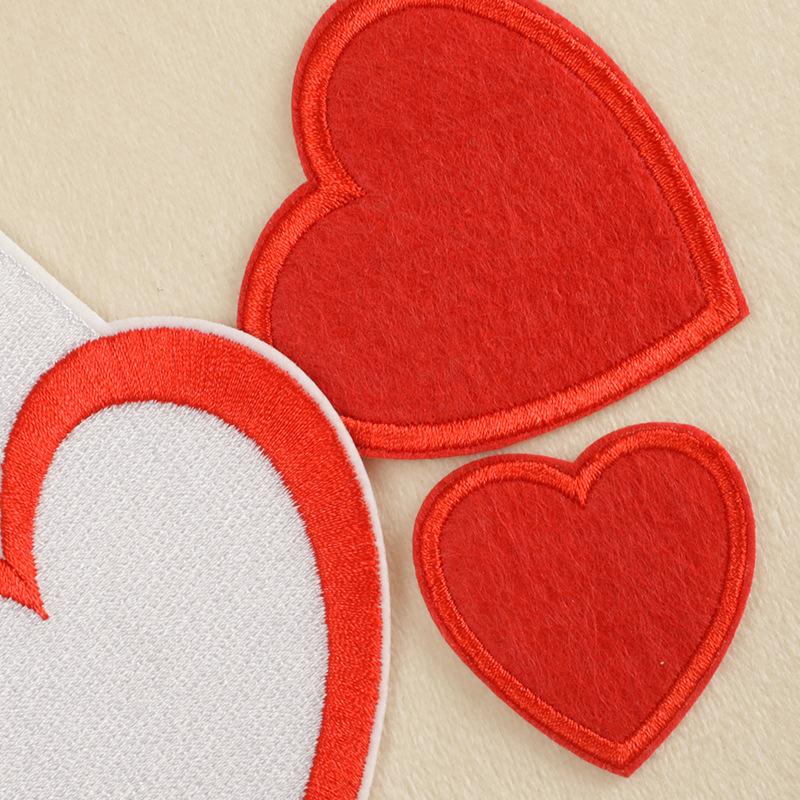 Embroidery Clothing Accessories DIY Shoes and Hats Bag Accessories Love English Embroidery Sticker Adhesive Patch Cloth Sticker