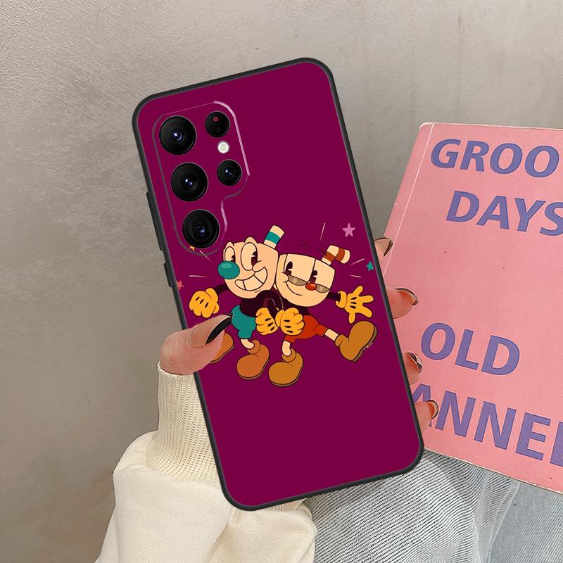 Cuphead Case For Samsung Galaxy S20 FE S21 FE S22 S23 Ultra S8 S9 S10 Plus Note 10 20 Ultra Coque