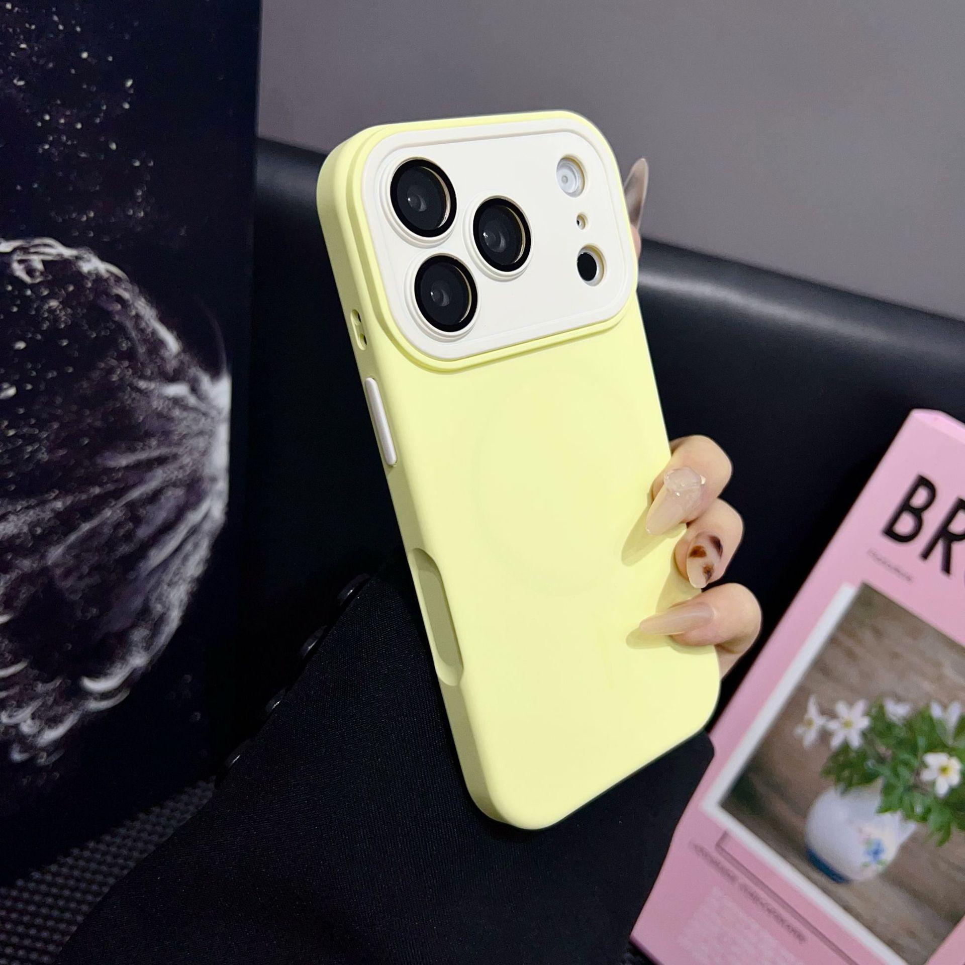 

iPhone 16 Pro Max/Apple 17 Case with Large Window Color Contrast Lens & Drop Protection for Models 14/15/11/13 12 Pro