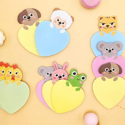 1 Piece Cartoon Adhesive Cute Kawaii Fruit Notes Notepad Memo Pad Office School Supplies Stationery Sticker Decoration