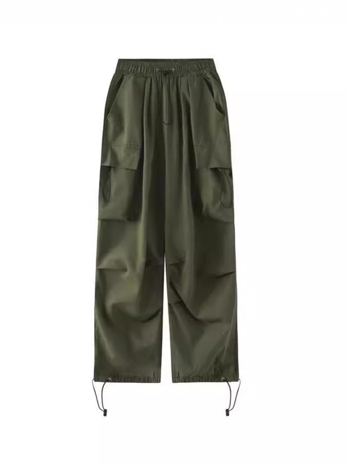Pantaloni Casual Estivi Larghi da Donna Stile Retro Americano