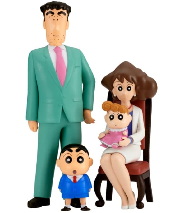 

Crayon Nohara family figure family photo set Shin-chan vol.1, vol.2