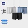 HLA Men's Ultimate Breathability Ice Silk Boxer Briefs - 3 Pack