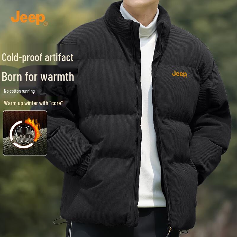 

JEEP Men s Corduroy Padded Jacket L