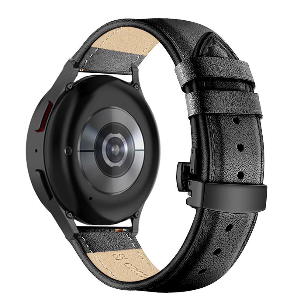 20mm 22mm Band For Samsung Galaxy watch 7/6/5 pro/4 Classic/Active 2/3/42mm/ Genuine Leather bracelet Huawei GT/2/3 pro 4 strap