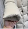2025 Winter Mid-Length Hooded White Duck Down Jacket - Thick, Loose, Plus Size Puffer Warm Outerwear