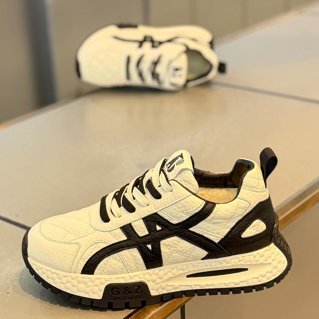 Leather Surface Sports oes Faionable All-Match Comfortable Soft Bot Anti-Slip Casual oes Lightweight Trendy Men's oes