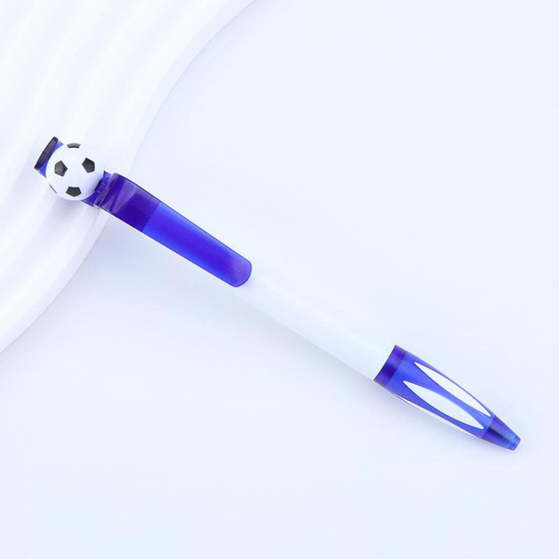 Creative Rotating Football Clickable Ballpoint Pen - Spinning Decompression Gift for Students