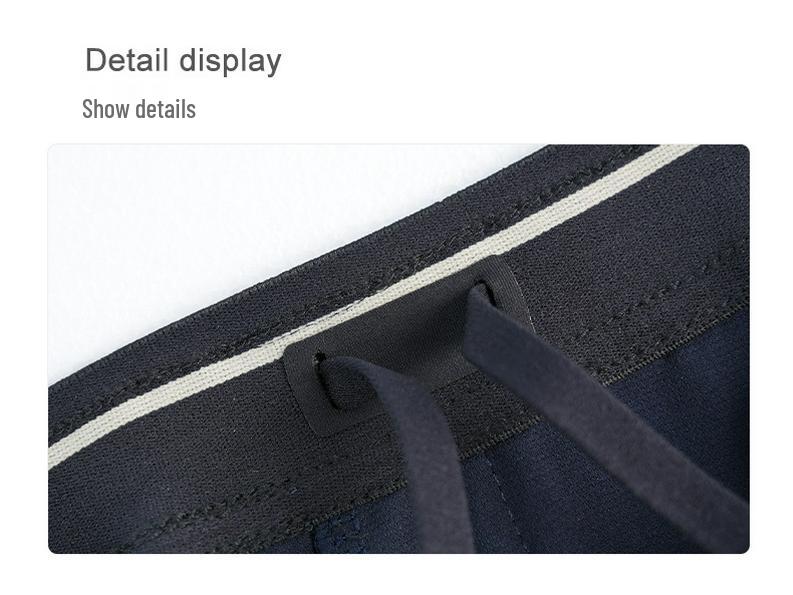 Di Jia Pánské Slim Fit Business Sportovní Kalhoty - Ležérní, S Manžetou, Trendy Outdoorové Oblečení