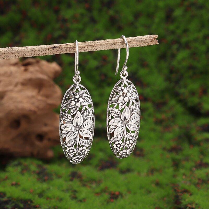 Retro Fashion Red Zircon Earrings for Women Classic Drop Shape Exquisite Elegant Jewelry Accessories Gift