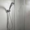 Handheld Shower Head Clog-Resistant Nozzles Handheld Shower Handset Rust Resistant Silver Finish