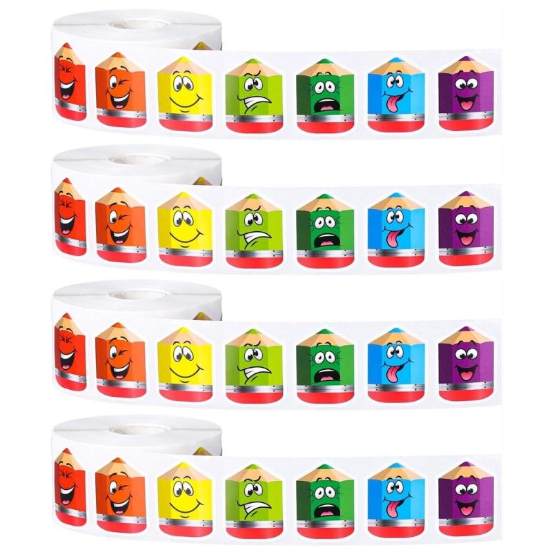 

500 Adhesive Sticker for Kids Toys Art Craft Decorative Labels Safe Easy Peels