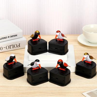 Cute Hummingbird Automatic Toothpick Holder Box Toothpicks Container Toothpick Dispenser Bird