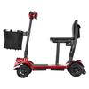 Jansno F1 Plus Mobility Scooter Red Lightweight Foldable 20-40KM Range