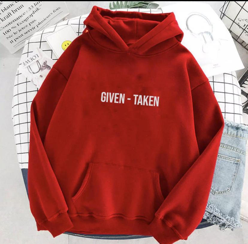 European and American Trendy Fashion Fleece Printed Hoodie Sweatshirt Unisex Autumn Winter Couple Loose Comfortable Sports Shirt