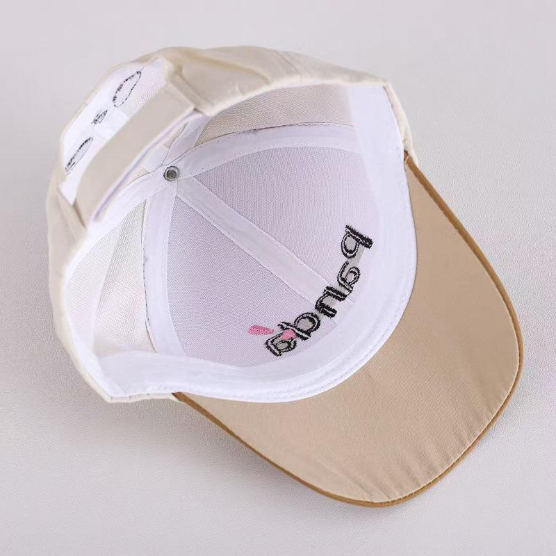 Trendy Cartoon Panda Baby Baseball Cap: Cute, Colorful Sunshade for Boys and Girls