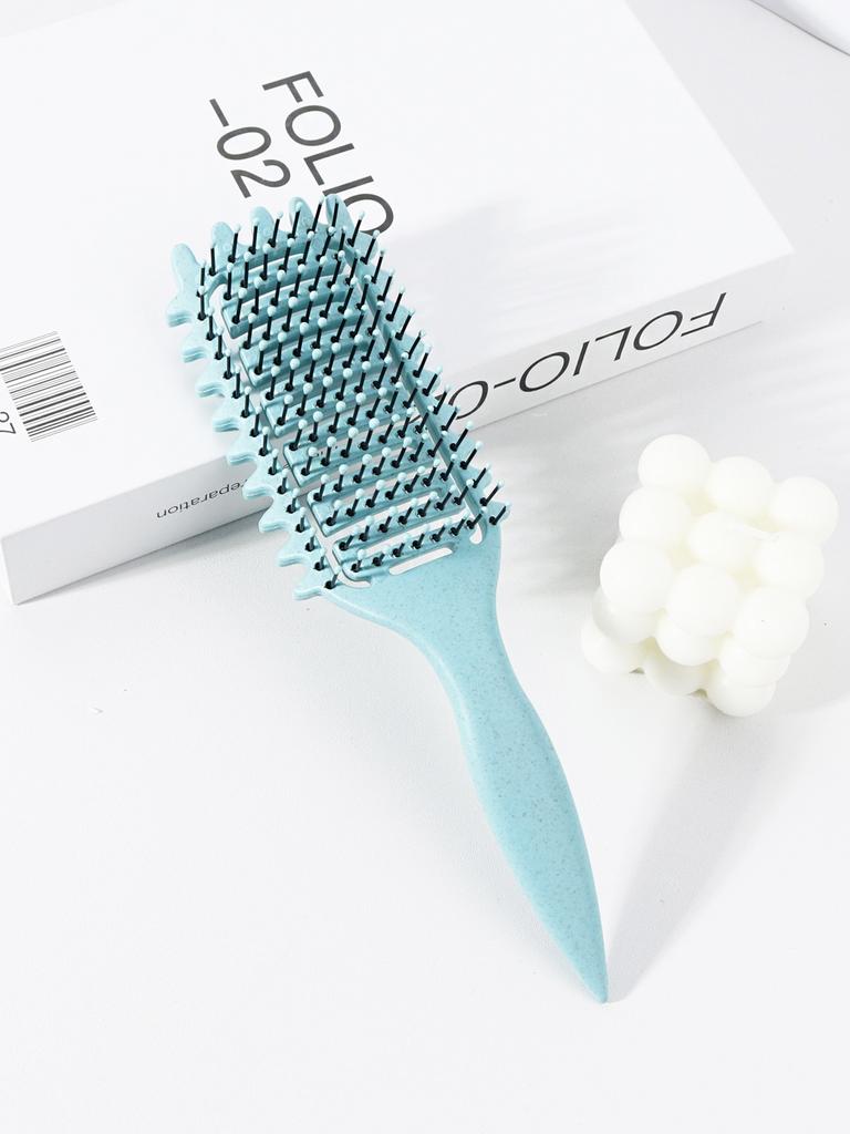 1 Stück Lockenstylingbürste - mit Nylonborsten und ABS-Griff, geeignet für alle Frisuren, erhältlich in mehreren Farben