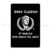 Nero Ancient Rome Metal Plaque Poster Painting Create Cinema Wall Plaque Poster Tin Sign Poster