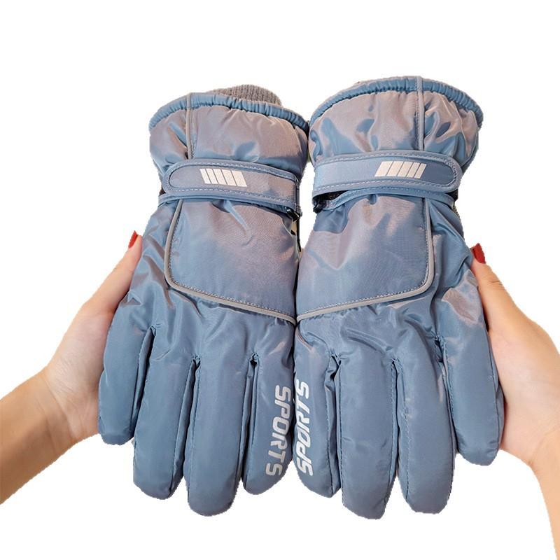 Waterproof Ski Gloves for Women In Winter Warm Snow Mountain Gloves for Playing with Snow Men Crossing The Top To Ride Cold and Windproof