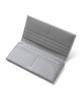 Polymer Long Wallet Card Tier Leather [IS/IT] 13, Men's Cowhide, No.989606 (Silver)