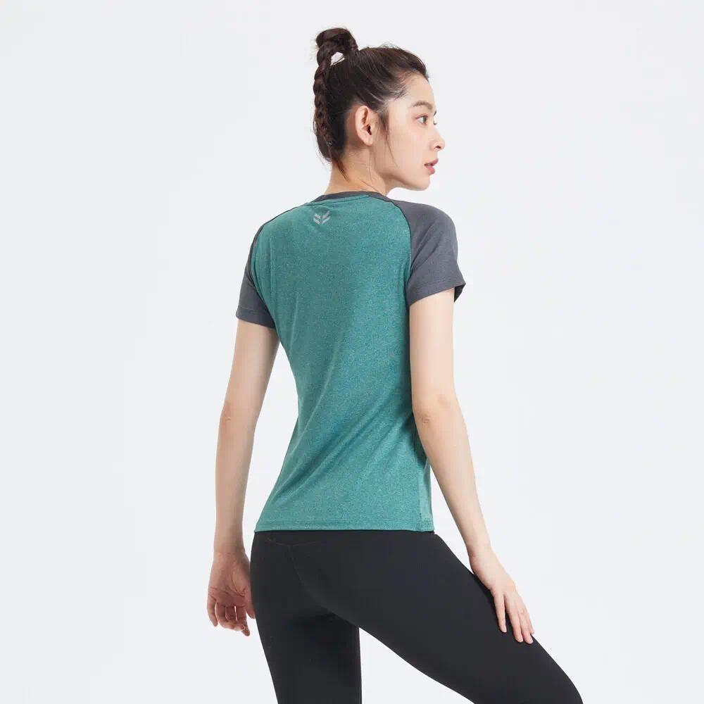 Women's Quick Dry Sport T-shirt Elastic Tights Breathable Workout Fitness Running Hiking Gym Clothing Shirt