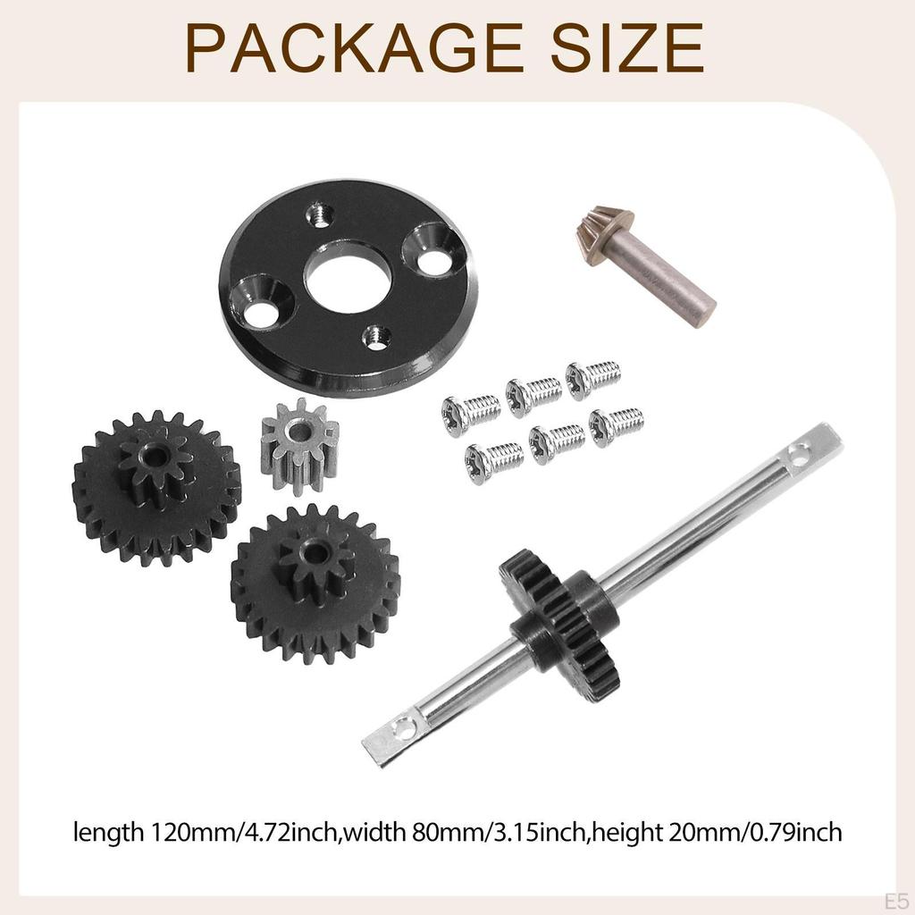 1/12 RC Car Upgrade Gearbox Transmission Gear Set Truck Easy to Install Motor Pinion