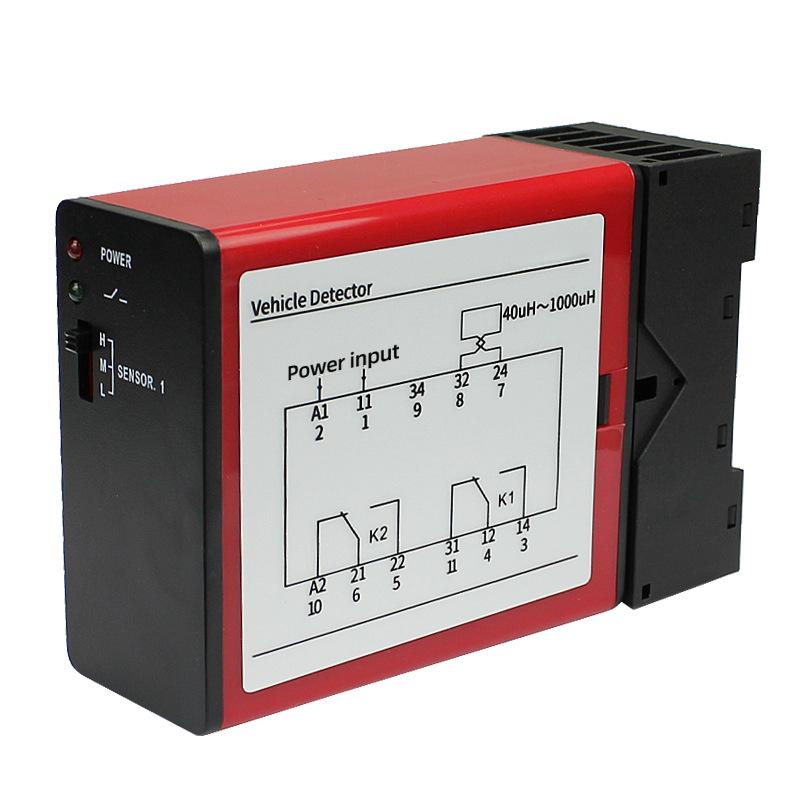 Single Channel Inductive Loop Vehicle Detector for Barrier Gates and Parking Lot Anti-Smash Sensors