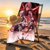 Genshin Impact Print Beach Towel Design, Soft, Lightweight. for Home Bathroom, Spa, Pool, Yoga, Surfing, Camping, Gift for Family, Friend