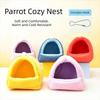 Tent Design Hamster Hammock Corduroy Small Pet Bed New Plushie Parrot Nest  for Winter