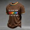 Men's Casual Round Neck Short Sleeve T-Shirt