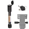 Car Trailer Lock With Keys 5/8 Metal Trailer Hitch Pin Lock Waterproof Hitch Pin Lock Auto Receiver Lock Trailer Coupler Lock