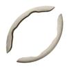 2pcs Luxury Steering Wheel Cover Breathable Material Anti-Slip Cover  All-Weather Driving