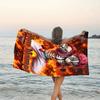 1pc Akaza Beach Towel with Custom Name, Beach/Swimming/Bath/Picnic/Camping Towel, Suitable for Seaside Beaches