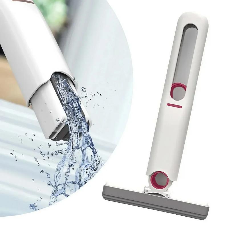 Mini Mop Portable Self-Squeeze Small Mop Hand Free Automatic Cleaning Mop Suitable for Sink, Bathroom, Car Glass, Kitchen