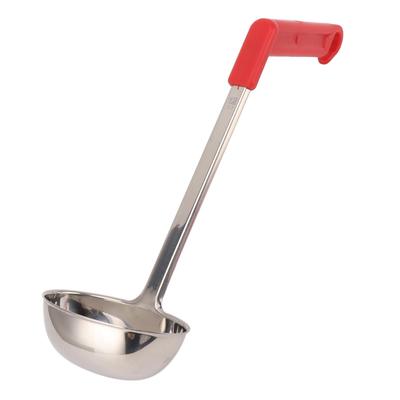 Soup Ladle Stainless Steel Anti Scald Multifunctional Curved Handle Kitchen Ladle for Home Cooking