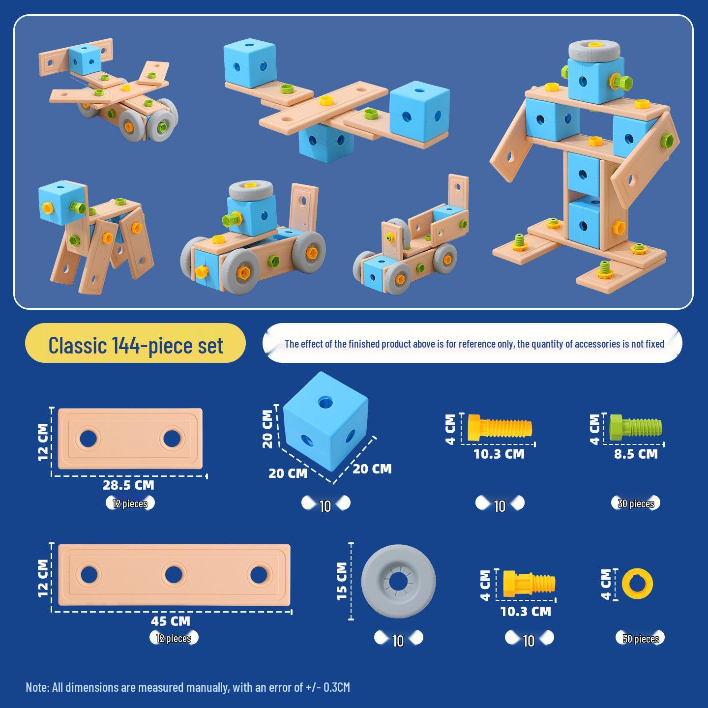 Creative Nut Blocks: Sensory, Large-Scale Building Toys for Kindergarten and Early Education