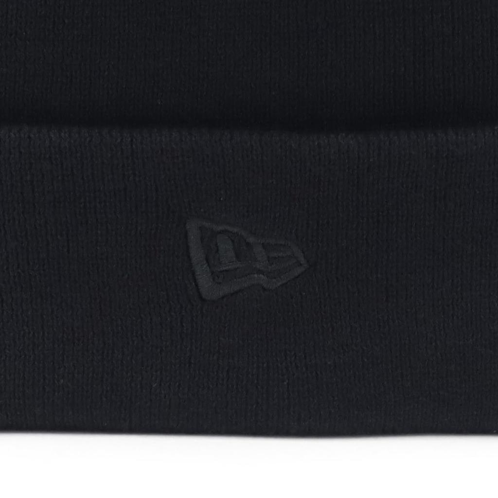 New Era Free Basic Cuff Cotton Knit Black Cap,